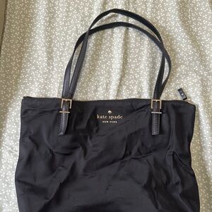 Kate Spade Black Nylon Tote